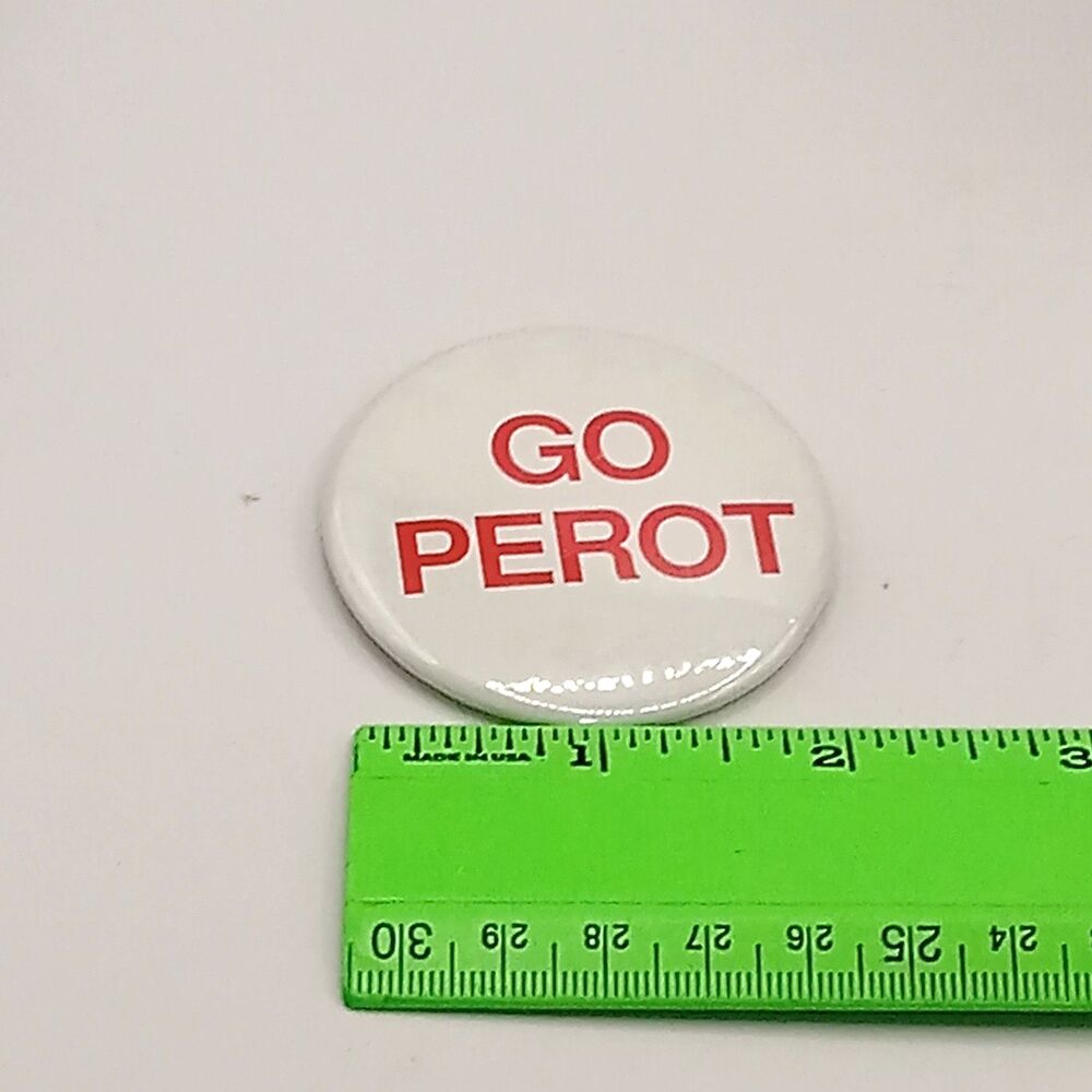 Ross Perot Campaign Presidential Pin 1992 2 In Round Metal